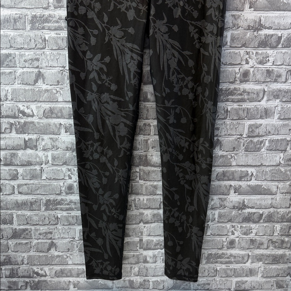 Fabletics Black Patterned Leggings - image 5